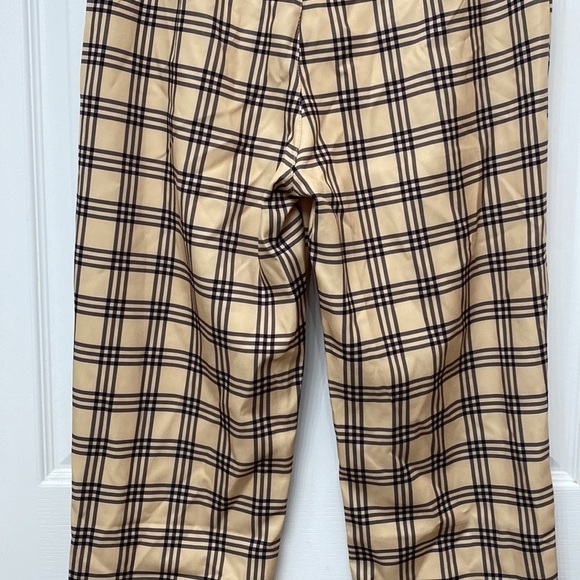 🆕 Yellow Plaid Trousers Dress Pants Small - Picture 7 of 13
